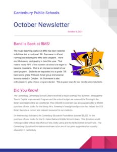 October Newsletter