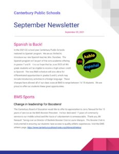 September Newsletter